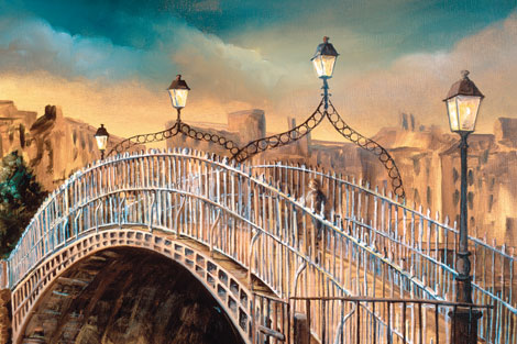 Half Penny Bridge - ilustrace ke článku o knize Jak najít lásku z KNIHCENTRUM.CZ